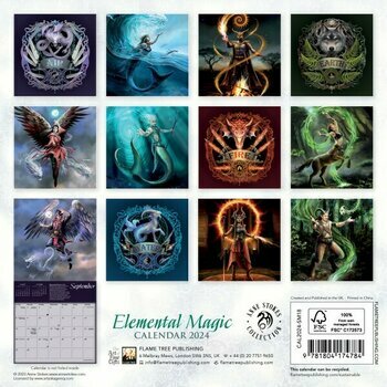 Mini calendrier 2024 Créatures fantastiques - Anne Stokes