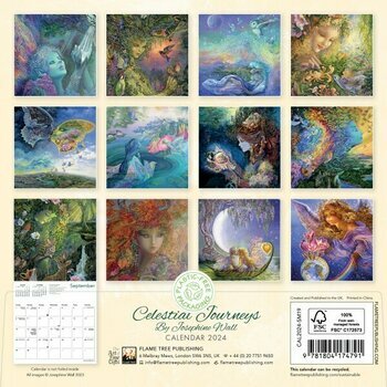 Mini calendrier 2024 Fantaisy Voyage céleste -Josephine Wall