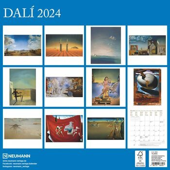 Calendrier 2024 Salvador Dali 