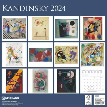 Calendrier 2024 Wassily Kandinsky Calendrier 2024 Wassily Kandinsky