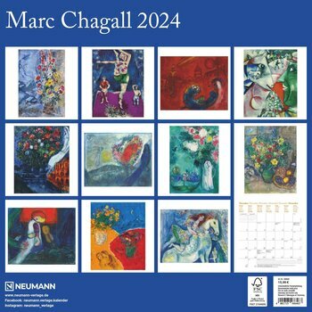Calendrier 2024 Marc Chagall Calendrier 2024 Marc Chagall