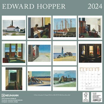 Calendrier 2024 Edward Hopper