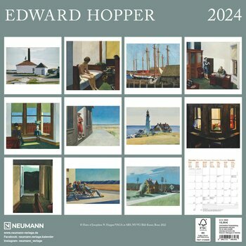 Calendrier 2024 Edward Hopper Calendrier 2024 Edward Hopper