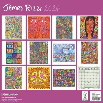 Calendrier 2024 James Rizzi