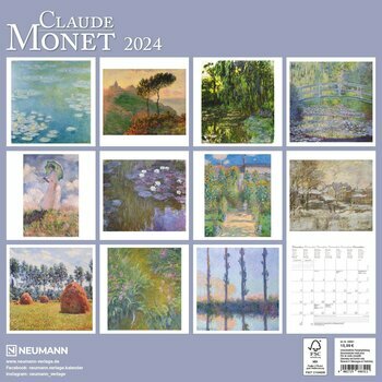 Calendrier 2024 Monet Artiste 
