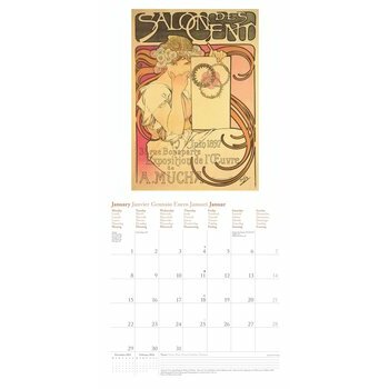  Calendrier 2024 Alphonse Mucha 