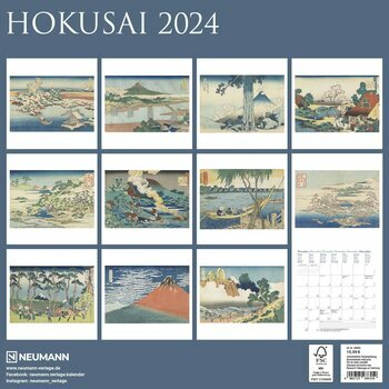 Calendrier 2024 Art Japonais Hokusai 