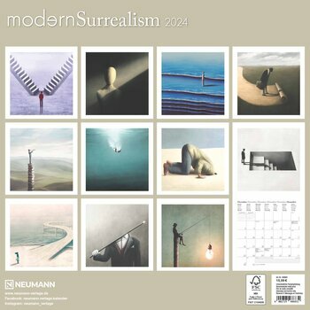 Calendrier 2024 Surrealisme moderne Calendrier 2024 Surrealisme moderne