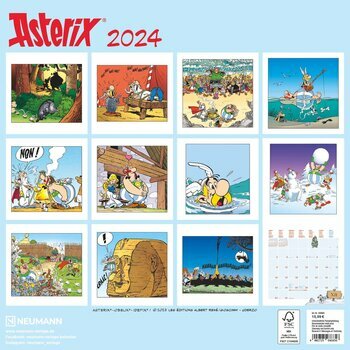 Calendrier 2024 Astérix Calendrier 2024 Astérix