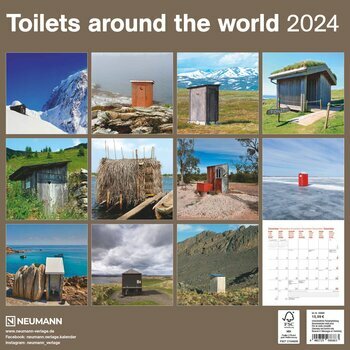 Calendrier 2024 Tour du monde des toilettes Calendrier 2024 Tour du monde des toilettes