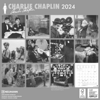 Calendrier 2024 Charlie Chaplin