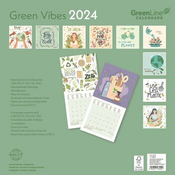Calendrier 2024 Eco-responsable Nature Calendrier 2024 Eco-responsable Nature