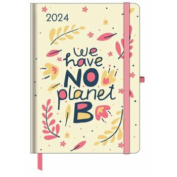 Mini agenda eco responsable green - Happy vibes 2024