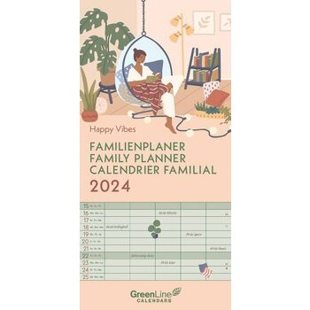 Calendrier familial 2024 Eco-responsable Good Vibes