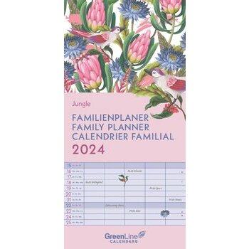 Calendrier familial 2024 Eco-responsable Jungle