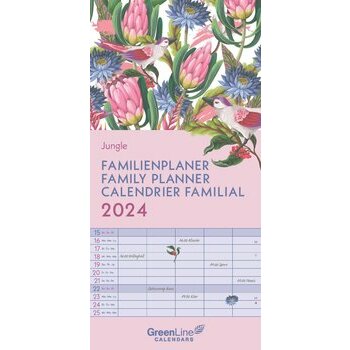 Calendrier familial 2024 Eco-responsable Jungle Calendrier familial 2024 Eco-responsable Jungle