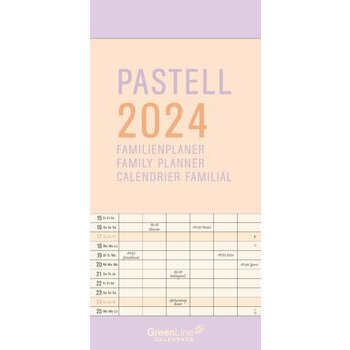 Calendrier familial 2024 Eco-responsable Pastel Calendrier familial 2024 Eco-responsable Pastel