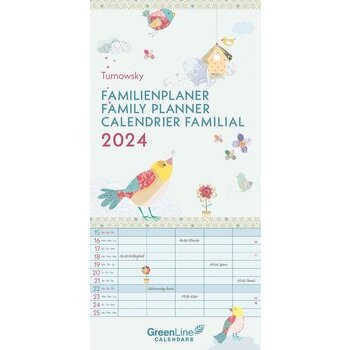 Calendrier familial 2024 Eco-responsable Animaux Turnowski Calendrier familial 2024 Eco-responsable Animaux Turnowski