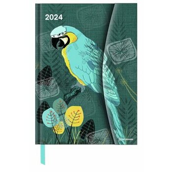 AGENDA MAGNETIQUE OISEAUX Perroquet 2024