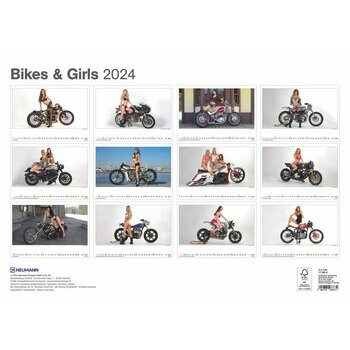 Maxi Calendrier 2024 Sexy femme et moto Maxi Calendrier 2024 Sexy femme et moto