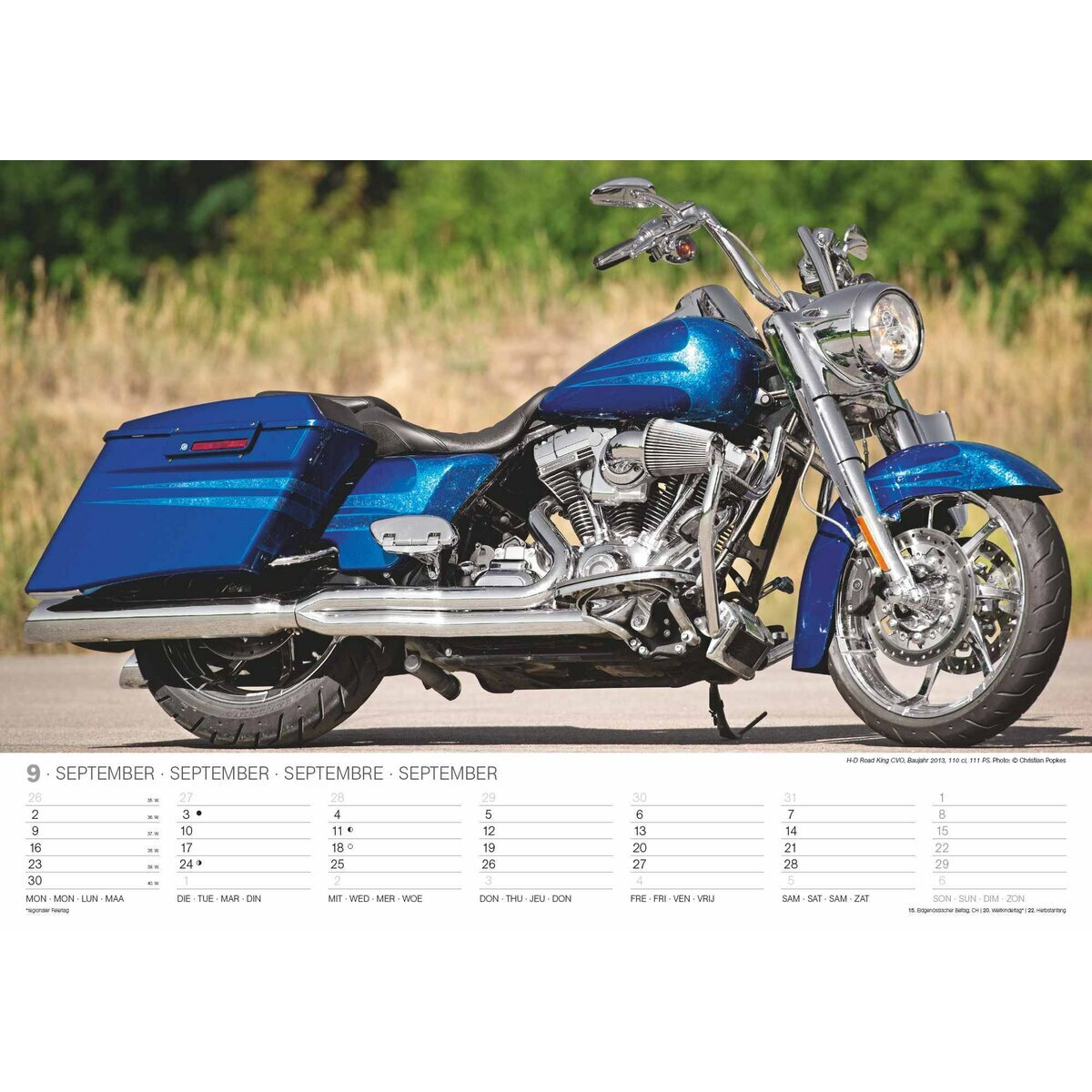 Maxi Calendrier 2024 Harley Davidson