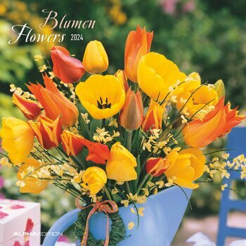 Calendrier 2024 Bouquet de fleurs Calendrier 2024 Bouquet de fleurs