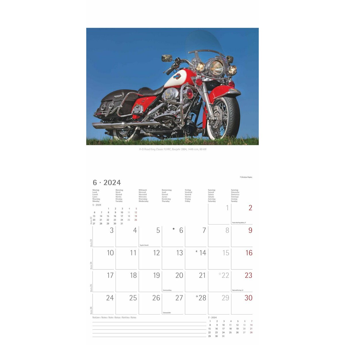Calendrier 2025 Harley Davidson