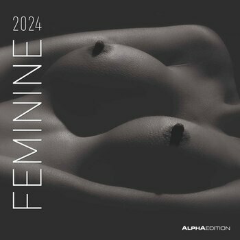 Calendrier 2024 Corps femme nu noir et blanc