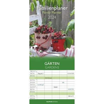 Calendrier familial 2024 Jardin