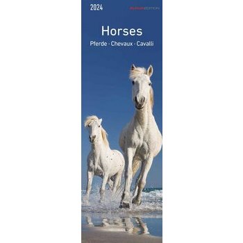 Calendrier marque page chevaux 2024 Calendrier marque page chevaux 2024