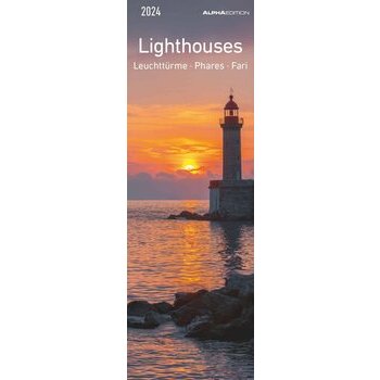 Calendrier marque page phare 2024 Calendrier marque page phare 2024