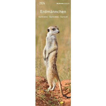 Calendrier marque page suricate 2024 Calendrier marque page suricate 2024