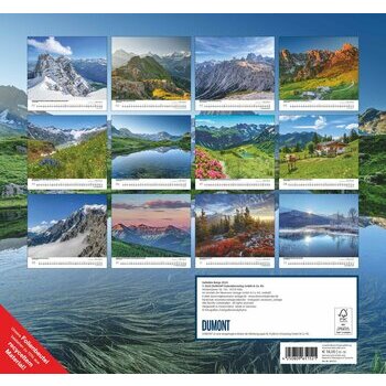 Maxi Calendrier 2024 Montagne Maxi Calendrier 2024 Montagne