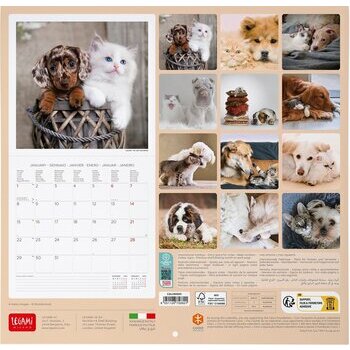 Calendrier 2024 Animaux meilleurs amis