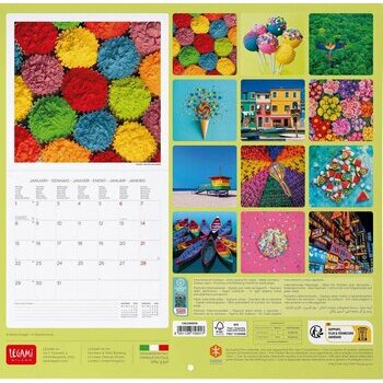 Calendrier 2024 Couleurs et fun Calendrier 2024 Couleurs et fun