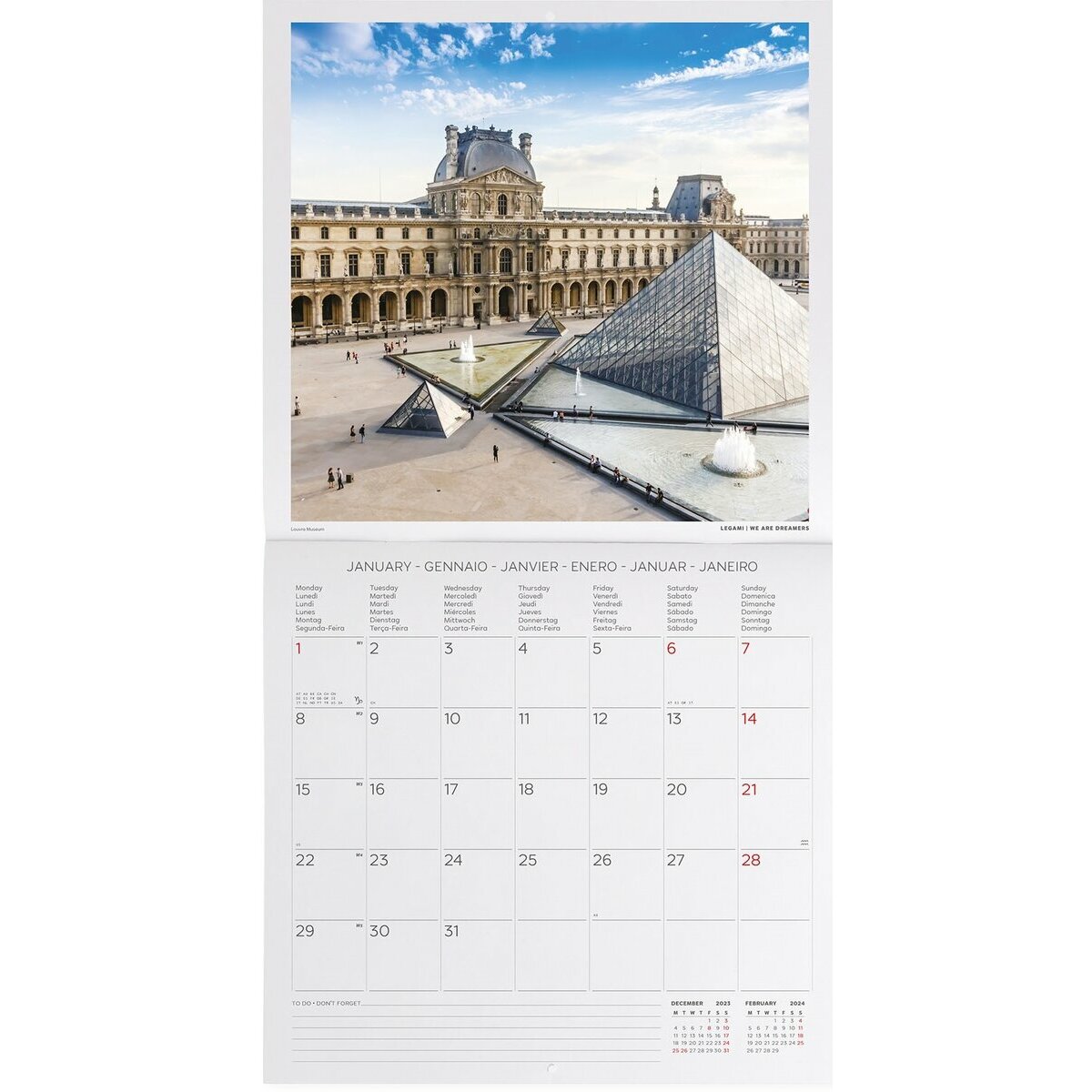 Calendrier 2024 Paris