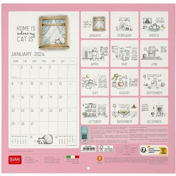 Calendrier 2024 Dessin chat Calendrier 2024 Dessin chat