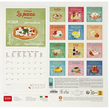 Calendrier 2024 Gastronomie italienne Calendrier 2024 Gastronomie italienne