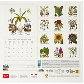 Calendrier 2025 fleurs et jardins