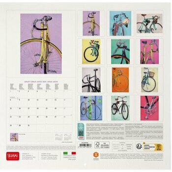 Calendrier 2024 Affiche retro cyclisme