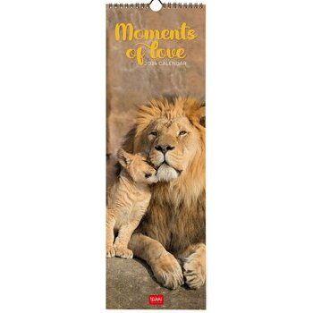 Calendrier slim 2024 Animaux amoureux Calendrier slim 2024 Animaux amoureux