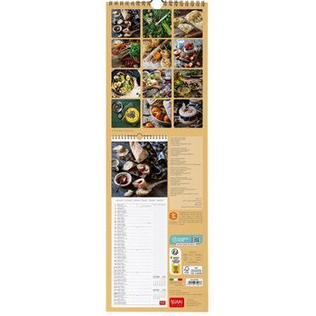 Calendrier slim 2024 Cuisine Calendrier slim 2024 Cuisine