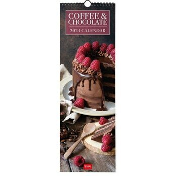 Calendrier slim 2024 Café et chocolat Calendrier slim 2024 Café et chocolat