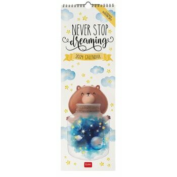 Calendrier slim 2024 Nounours et rêverie Calendrier slim 2024 Nounours et rêverie