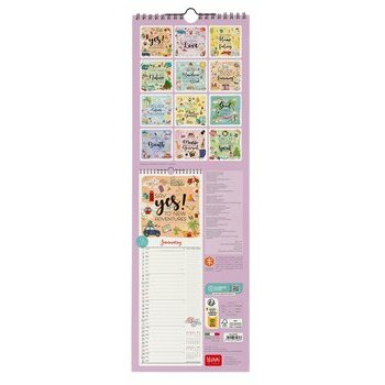 Calendrier slim 2024 Citations positives Calendrier slim 2024 Citations positives