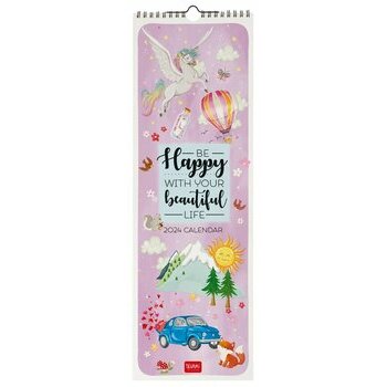 Calendrier slim 2024 Citations positives Calendrier slim 2024 Citations positives