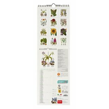 Calendrier slim 2024 Herbier rétro Calendrier slim 2024 Herbier rétro