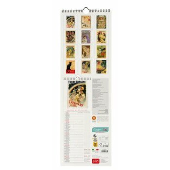Calendrier slim 2024 Belle époque Calendrier slim 2024 Belle époque