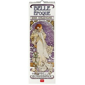Calendrier slim 2024 Belle époque Calendrier slim 2024 Belle époque