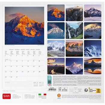 Mini Calendrier 2024 Montagne